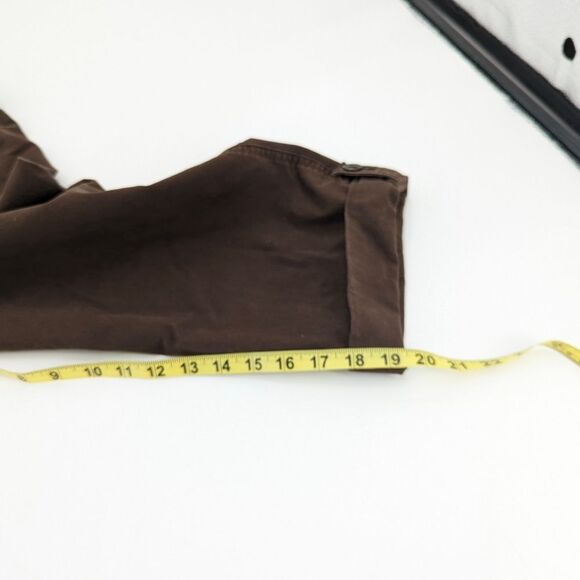 Liz Claiborne Dana Buchman Casual Capri Ankle Pants Navy Brown Bundle Size 10 - Picture 9 of 9